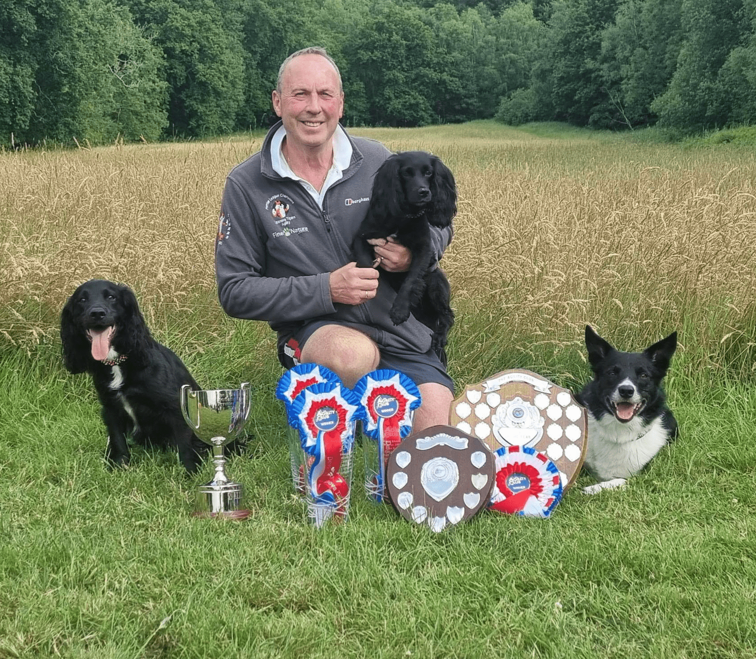 Good Luck Alan and Ticket at Crufts 2024